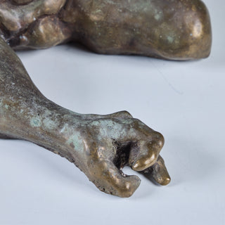 Cast Bronze Abstract Male Sculpture