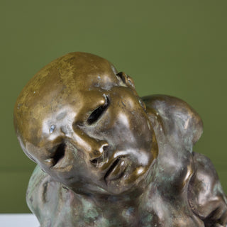 Cast Bronze Abstract Male Sculpture