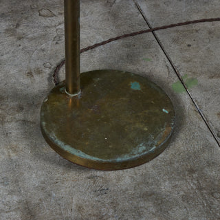 Koch & Lowy Style Patinated Brass Floor Lamp