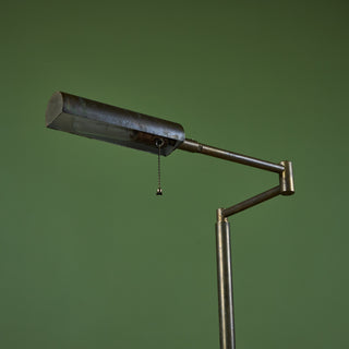 Koch & Lowy Style Patinated Brass Floor Lamp