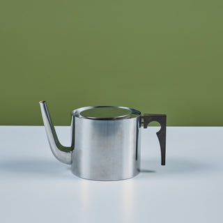 Arne Jacobsen Four Piece Stainless Steel Danish Coffee/Tea Set for Stelton