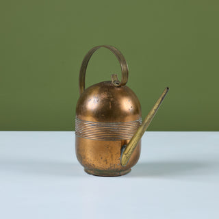 Art Deco Copper and Brass Watering Can by Chase