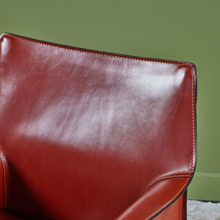 ON HOLD ** Mario Bellini Cab Arm Chair for Cassina