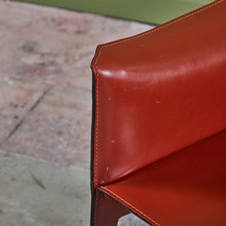 ON HOLD ** Mario Bellini Cab Arm Chair for Cassina