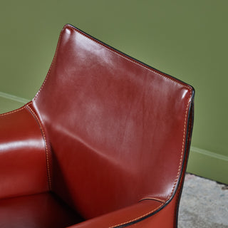 ON HOLD ** Mario Bellini Cab Arm Chair for Cassina