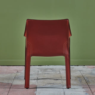 ON HOLD ** Mario Bellini Cab Arm Chair for Cassina