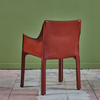 ON HOLD ** Mario Bellini Cab Arm Chair for Cassina