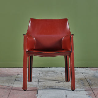 ON HOLD ** Mario Bellini Cab Arm Chair for Cassina