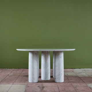 Mario Bellini Carrara Marble Dining Table for Cassina