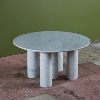 Mario Bellini Carrara Marble Dining Table for Cassina