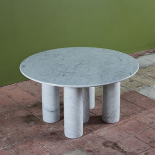 Mario Bellini Carrara Marble Dining Table for Cassina