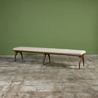 Bertha Schaefer Long Bench for Singer and Sons