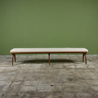 Bertha Schaefer Long Bench for Singer and Sons