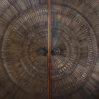 "Heroic Sunburst" Bronze Doors by Billy Joe McCarroll and David Gillespe for Forms and Surfaces