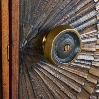 "Heroic Sunburst" Bronze Doors by Billy Joe McCarroll and David Gillespe for Forms and Surfaces