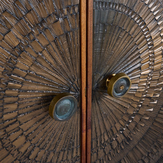 "Heroic Sunburst" Bronze Doors by Billy Joe McCarroll and David Gillespe for Forms and Surfaces