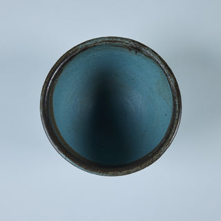 Blue Ceramic Glazed Bowl