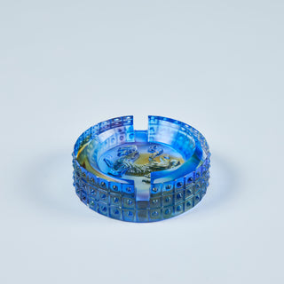 Liuli Crystal Tiger Ashtray