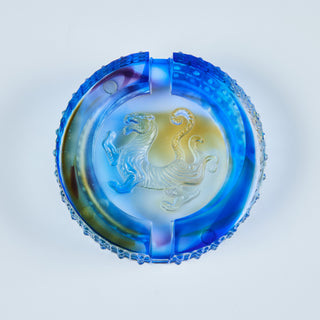 Liuli Crystal Tiger Ashtray