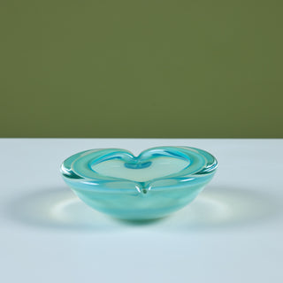 Pinched Sommerso Glass Bowl