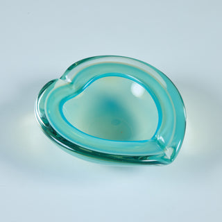 Pinched Sommerso Glass Bowl