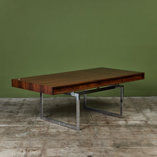 Bodil Kjaer 'James Bond' Executive Desk for E. Pedersen & Son Denmark