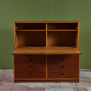 Børge Mogensen Two Piece Cabinet or Secretary for Karl Andersson and Sons