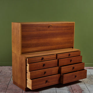 ON HOLD ** Børge Mogensen Two Piece Cabinet or Secretary for Karl Andersson and Sons