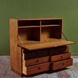 Børge Mogensen Two Piece Cabinet or Secretary for Karl Andersson and Sons