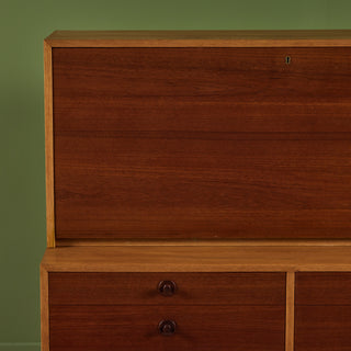 Børge Mogensen Two Piece Cabinet or Secretary for Karl Andersson and Sons