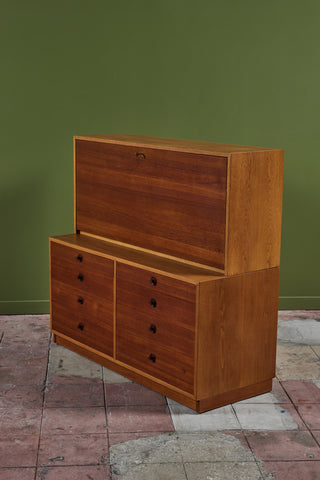 Børge Mogensen Two Piece Cabinet or Secretary for Karl Andersson and Sons