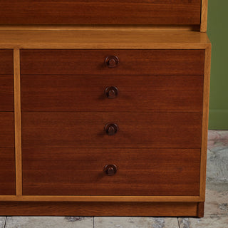 Børge Mogensen Two Piece Cabinet or Secretary for Karl Andersson and Sons