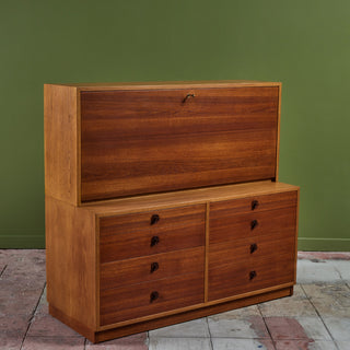 ON HOLD ** Børge Mogensen Two Piece Cabinet or Secretary for Karl Andersson and Sons