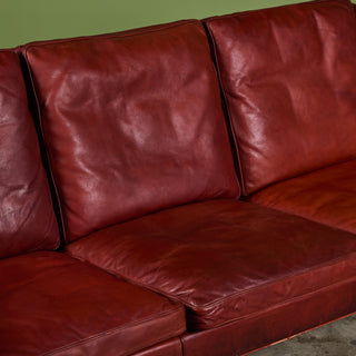 Børge Mogensen Three Seater Leather Sofa