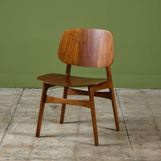 Børge Mogensen Teak Side Chair for Søborg Mobelfabrik