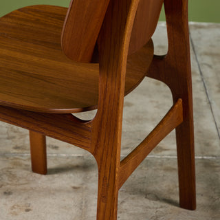 Børge Mogensen Teak Side Chair for Søborg Mobelfabrik