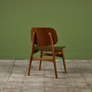 Børge Mogensen Teak Side Chair for Søborg Mobelfabrik