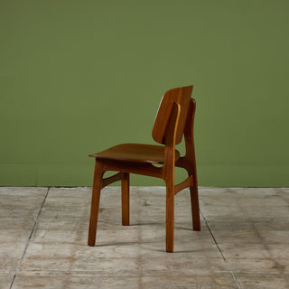 Børge Mogensen Teak Side Chair for Søborg Mobelfabrik