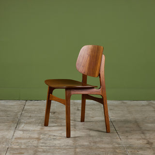 Børge Mogensen Teak Side Chair for Søborg Mobelfabrik