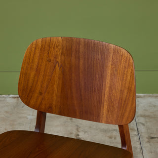 Børge Mogensen Teak Side Chair for Søborg Mobelfabrik