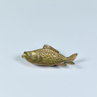 Brass Japanese Fish Dish