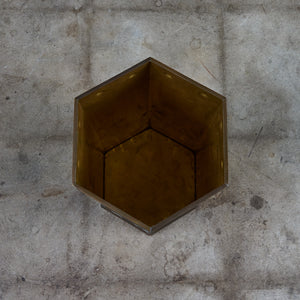 Hexagonal Brass Umbrella Stand