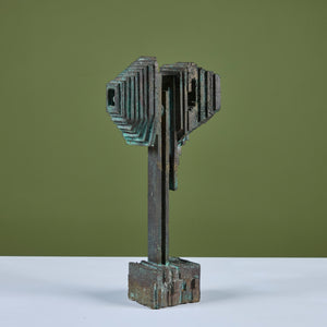 Abstract Bronze Sculpture