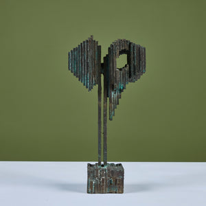 Abstract Bronze Sculpture