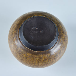 Ceramic Glazed Orb Vase