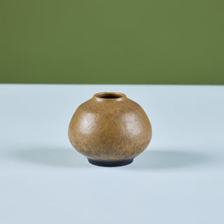 Ceramic Glazed Orb Vase