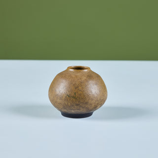 Ceramic Glazed Orb Vase