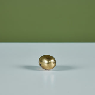 Carl Auböck Style Brass Egg Paperweight