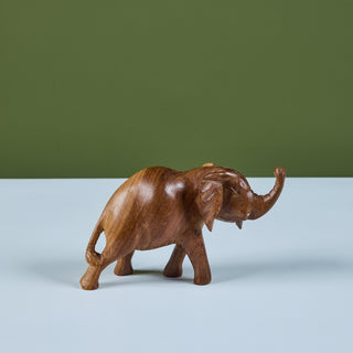 Hand Carved Wooden Elephant