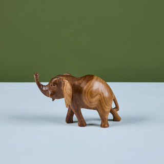 Hand Carved Wooden Elephant